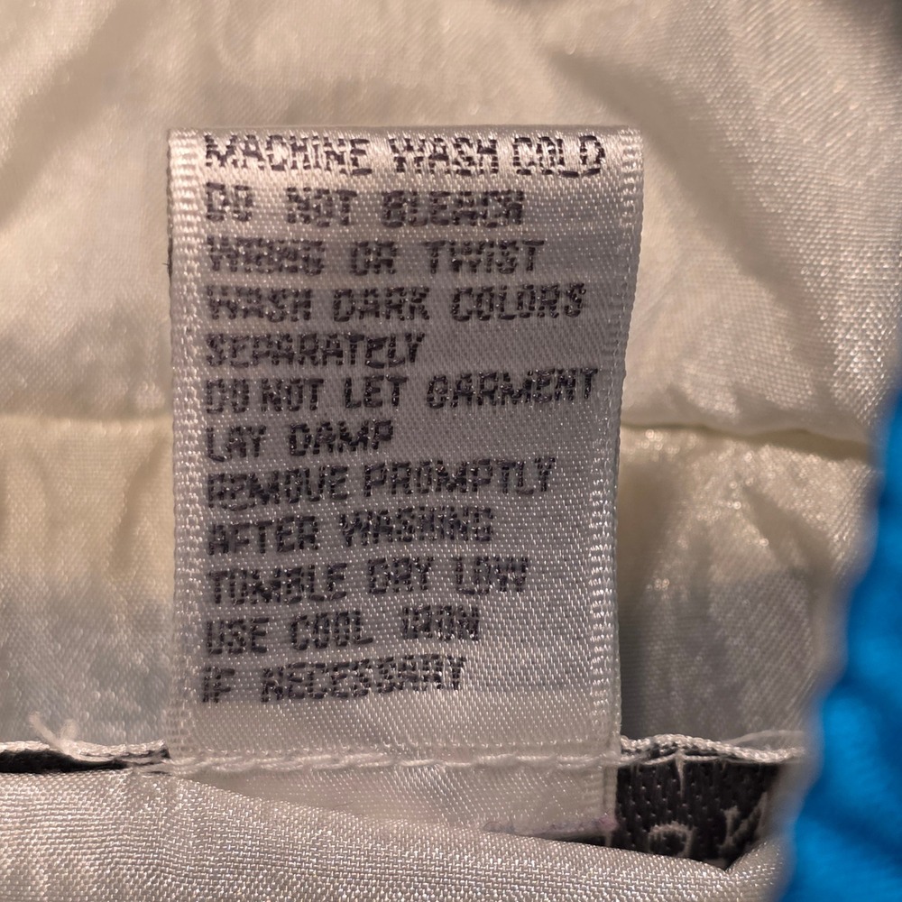 Vintage 80s Colorblock Windbreaker Jacket Teal Green Geometric Retro Grandmacore - Picture 3 of 10